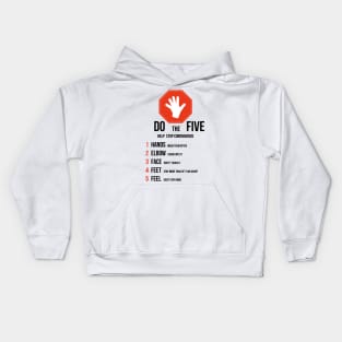 Five rules to stop Coronavirus Kids Hoodie